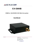 Ace Plus EX-G066B User Manual предпросмотр