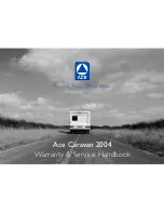 Ace 2004 Ambassador Warranty & Service Handbook preview