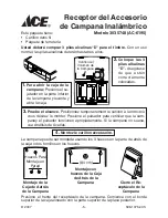 Предварительный просмотр 5 страницы Ace 3035748 Owner'S Manual