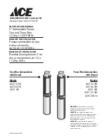 Предварительный просмотр 1 страницы Ace ACE 1/2 2W Installation Manual