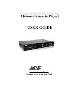 Предварительный просмотр 1 страницы Ace All-in-one Karaoke Player User Manual