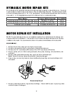 Предварительный просмотр 10 страницы Ace FMC-150-HYD Series Instruction Manual