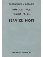 Ace FR-2L Service Note preview