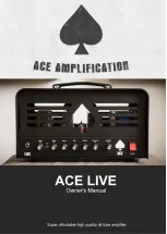 Ace LIVE Owner'S Manual предпросмотр