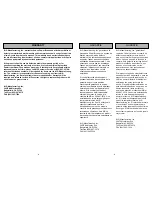 Preview for 3 page of Ace MD485 Owner'S Manual