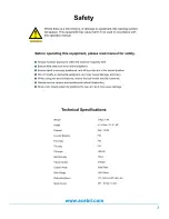 Preview for 3 page of Acebil P-22MX Operation Manual