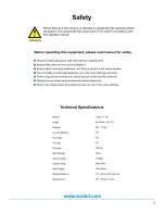 Preview for 3 page of Acebil P-30MX Operation Manual