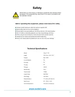 Preview for 3 page of Acebil P-40MX Operation Manual