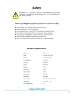 Preview for 3 page of Acebil PE-80GX Operation Manual