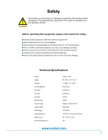 Preview for 3 page of Acebil PE-82CGX Operation Manual