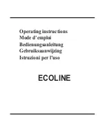 Предварительный просмотр 1 страницы ACEC Ecoline Operating Instructions Manual