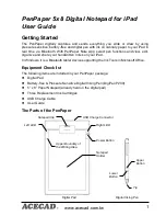 Preview for 1 page of Acecad PenPaper 5x8 User Manual