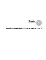 Preview for 7 page of Aceeca MEZ1500-WinCE User Manual