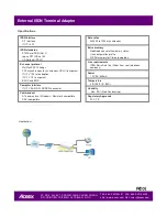 Предварительный просмотр 2 страницы Aceex ISDN-TA/MLP/2C Specification