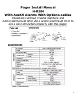 Preview for 4 page of ACEK9 H-RBM Install Manual