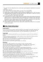 Preview for 7 page of Acekool AFO-1201A Operating And Safety Instructions Manual