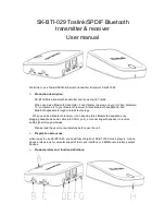 Preview for 1 page of Acekool SK-BTI-029 User Manual