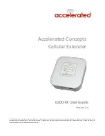 acelerated 6200-FX User Manual предпросмотр