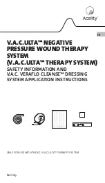 Acelity V.A.C. Ulta Therapy System Safety Information And Instructions preview