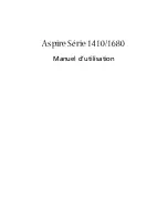 Acer 1410 2039 - Aspire (French) Manuel D'Utilisation preview
