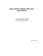 Acer 2450 Service Manual preview