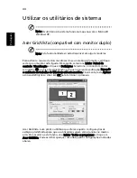 Предварительный просмотр 60 страницы Acer 2480 2779 - TravelMate (Portuguese) Manual Do Utilizador