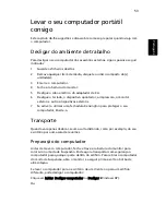 Предварительный просмотр 69 страницы Acer 2480 2779 - TravelMate (Portuguese) Manual Do Utilizador