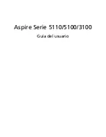 Acer 3100 1868 - Aspire Guía Del Usuario preview