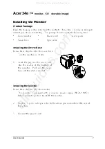 Acer 34e User Manual preview