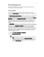 Preview for 3 page of Acer 3810T 8640 - Aspire Quick Manual