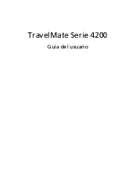Предварительный просмотр 1 страницы Acer 4200 4091 - TravelMate - Core Duo 1.66 GHz Guía Del Usuario