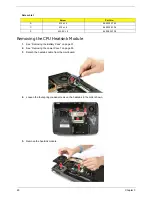 Preview for 70 page of Acer 4310 2176 - Aspire - Celeron M 1.6 GHz Service Manual