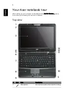 Предварительный просмотр 6 страницы Acer 4730 6764 - TravelMate Quick Manual