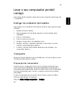 Preview for 81 page of Acer 5315 2326 - Aspire Manual Do Utilizador