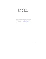 Acer 5515 5879 - Aspire - Athlon 1.6 GHz Service Manual preview