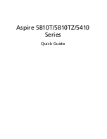 Acer 5810TZ-4274 - Aspire Quick Manual preview