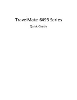 Предварительный просмотр 1 страницы Acer 6493-6495 - TravelMate - Core 2 Duo 2.4 GHz Quick Manual