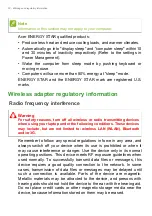 Preview for 20 page of Acer 7265D2 Regulatory Information