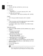 Предварительный просмотр 20 страницы Acer 8100 Series User Manual