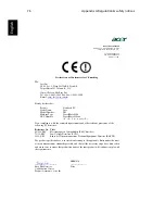 Предварительный просмотр 86 страницы Acer 8100 Series User Manual