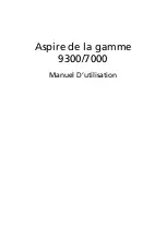 Предварительный просмотр 1 страницы Acer 9300 5005 - Aspire (French) Manuel D'Utilisation