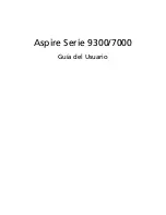 Acer 9300 5005 - Aspire Guía Del Usuario preview