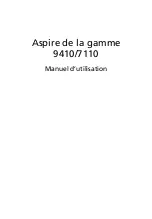 Acer 9410-2829 - Aspire (French) Manuel D'Utilisation preview