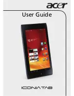 Предварительный просмотр 1 страницы Acer A100 User Manual