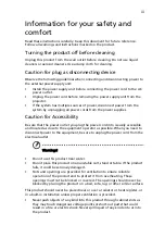 Preview for 3 page of Acer A1200 Series User Manual