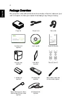 Preview for 12 page of Acer A1200 Series User Manual