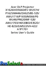 Acer A1P1701 Series User Manual предпросмотр