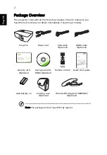 Preview for 12 page of Acer A1P1701 Series User Manual