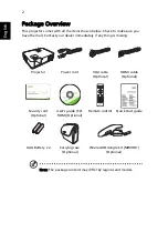 Предварительный просмотр 12 страницы Acer A1P2001 Series User Manual