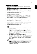 Preview for 21 page of Acer A1P2104 Series User Manual